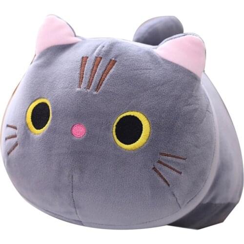 Kawaii Cat Plush Toys Stuffed Cute Cat Doll Lovely Animal Pillow Soft Cartoon Cushion Kid Christmas Gift
