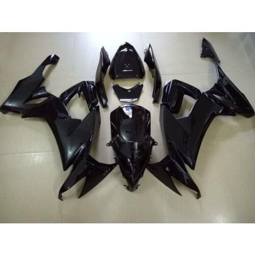 Motorcycle Fairing kit for KAWASAKI Ninja ZX10R 2008 2009 2012 ZX10R 08 09 10 11 12 Complete black Fairings set+gifts SK62