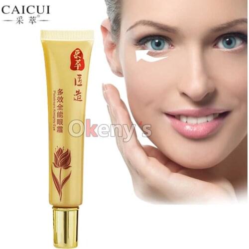 Caicui Eye Cream Pure Natural Plant Essence Eyes Intensive Hydrating Lighten Darck Circle Anti Puffiness Reduce Wrinkles 30ML