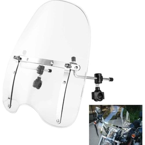 Motorcycle Windscreen Windshield For Harley Dyna Sportster XL1200 XL 883 Softail Fatboy Street Road Glide FLTR FLTX FLHT