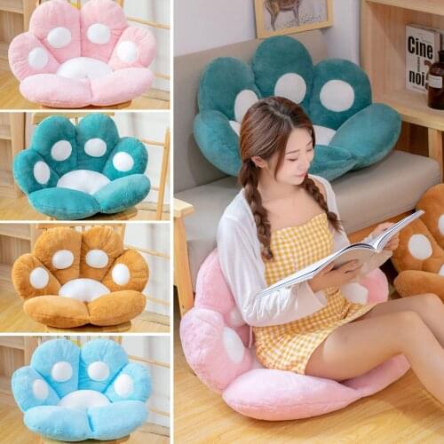 Cute Animal Shape Soft Plush Seat Cushion Indoor Floor Large Stuffed Sofa Home Office Chair Decoration Children Birthday Gift