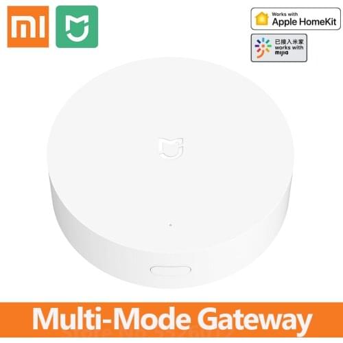 Xiaomi Mijia Multi-Mode Gateway ZigBee 3.0 WIFI Bluetooth Mesh Smart Hub Auto Remote Control with Mi Home app Multifunctional