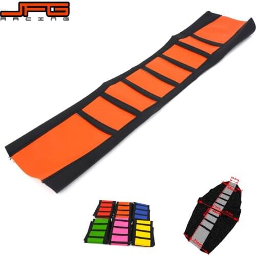 Motorcycle Dirt Bike Rubber Striped Gripper Soft Seat Cover For KTM SX XC EXC XCW SXF 85 105 125 150 200 250 300 350 450 500 525
