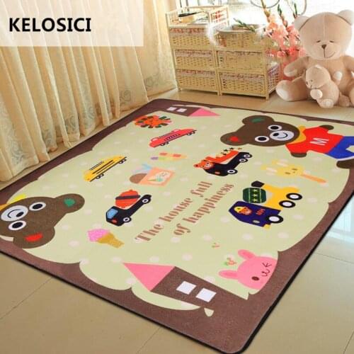 Cartoon Children Soft Carpets Kids Room Home large Area Decor Rugs Children Living Room Play Game Tapete Baby Bedroom Crawl Mat