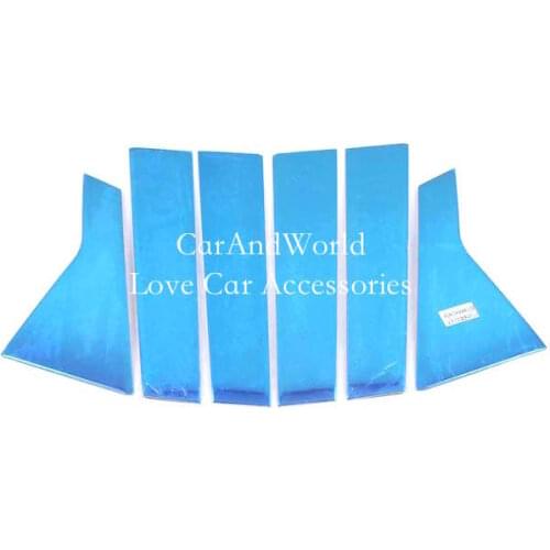 For Changan EADO 2020-2022 Stainless Steel Car Door Glass Window Pillar Frame Cover Middle Column Garnish Trim Accessories