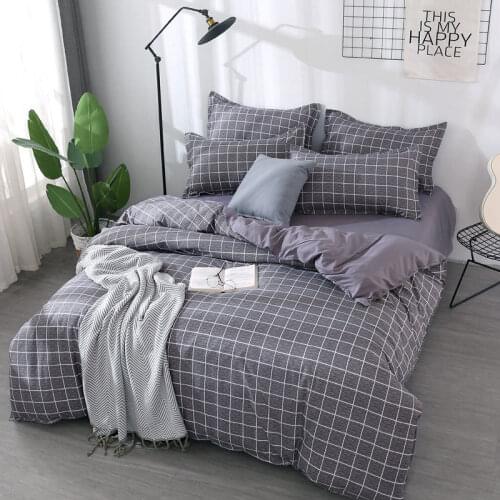 Solid Color Cover Set Duvet Cover Adult Child Bed Linen Sheets Pillowcase Comforter Bedding Set Home Textiles King Size