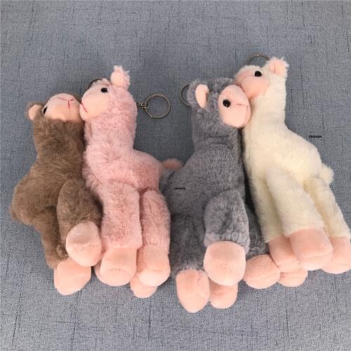 Middle 12CM approx. 4Colors, Horse key chain Plush Toys , Childrens Gift Small Stuffed Animal Toys