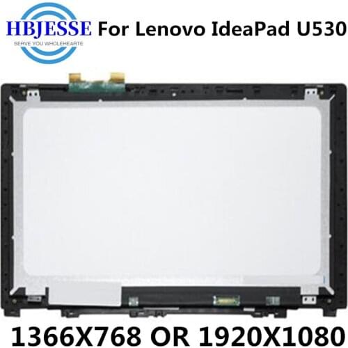 Original 15.6-inche HD OR FHD For Lenovo U530 Touch Laptop ideapad 80AS LCD Touch Screen Laptops DIgitizer Replacement Assembly