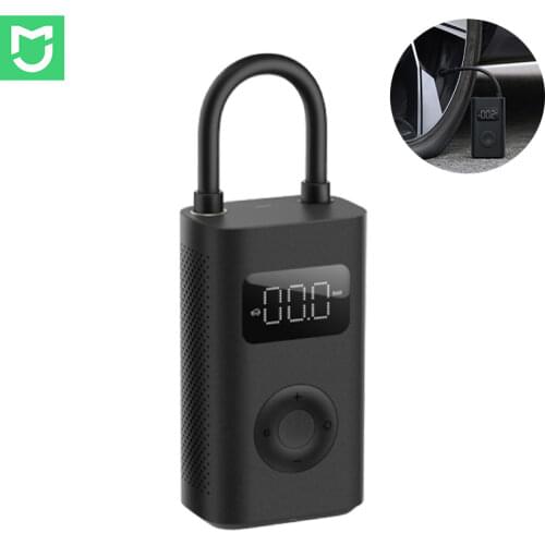 Original Xiaomi Mijia Inflator Portable Mini Smart Digital Inflator Tire Pressure Sensor Electric Pump for Motorcycle Car Soccer
