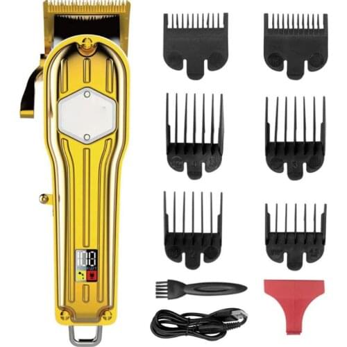 Hair clipper professional hair Trimmer in Hair clippers for men electric trimmers LCD Display machine barber Hair cutter