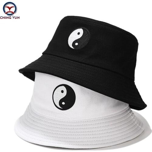 New Hat spring and summer Tai Chi Bagua Pattern outdoor beach fisherman hat boys and girls students lovely casual sunshade hat