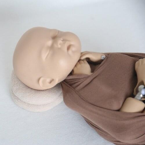 Newborn Posing Pillow Photography Props Baby Donut Posing Pillow for Babys Head Photo Flower Props