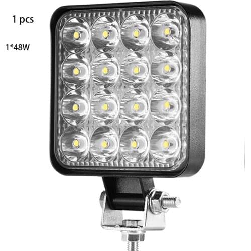 48W 27W LED Work Light Car Fog light LED Headblub front Spotlight 12V 24V LED Searchlight For truck SUV Engineering vehicle