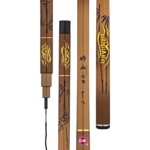 3.6m/3.9m/4.5m/5.4m/6.3m/7.2m Taiwan Fishing Rod Super Hard Telescopic Angeln Canne Carbon Fiber Hand Pole for Carp Fishing