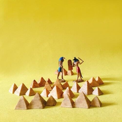 10 pcs Egypt pyramid/doll house//miniatures/cute/fairy garden gnome/moss terrarium table decor/figurine/statue/diy supplies