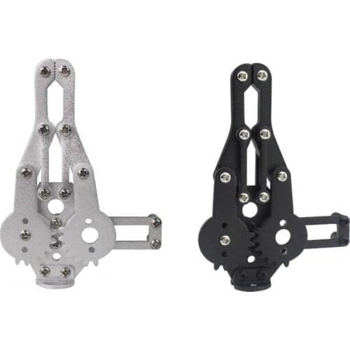 2 DOF Robot Arm Grampo Garra De Metal Pata MecâNica Metal/Clipe De Metal BraçO RobóTico CompatíVel Com MG995 996 Para Arduino DI