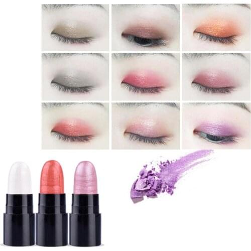 5Pcs Mini Shimmer Glitter Highlighter Eyeshadow Stick Smoky Eye Makeup Set Long Lasting