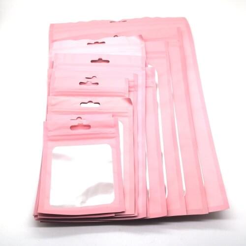 50Pcs/Set 6-9CM Waterproof Food Grade Zip Lock Aluminum Foil Hologram Small Zipper Reclosable Pouch