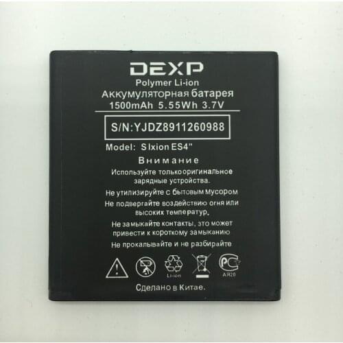 1500mAh Battery For DEXP S IXION ES4"/ES 4" Mobile Phone Batteries + track code