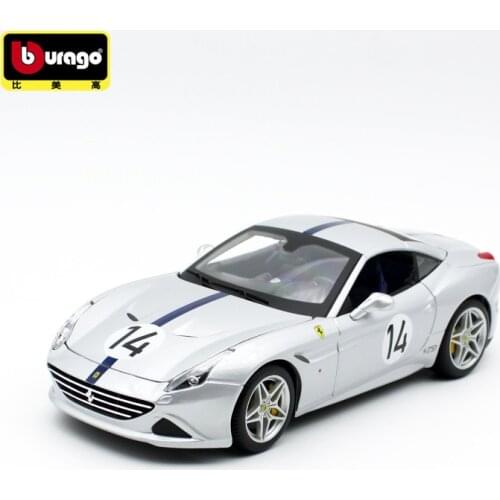 Burago 1:18 Ferrari California T 70 Commemorative Edition Simulation Alloy Car Model Toy Car Decoration with Original Box