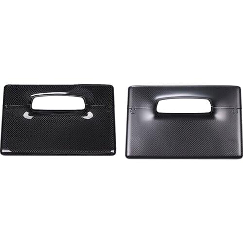 For Tesla Model 3 Y 2017-2021 Central Control Screen Cover Trim Real Carbon Fiber Protector Decoration