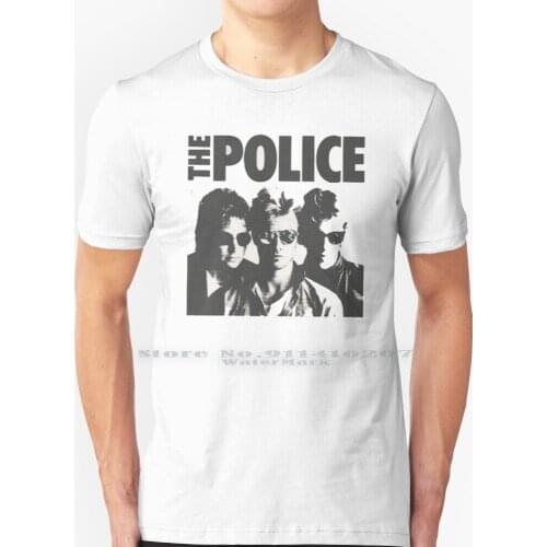 Three Police Man T Shirt 100% Pure Cotton Music Tour Band Album Sting The Police Live Classic Police Classic Bands Bands Xmas