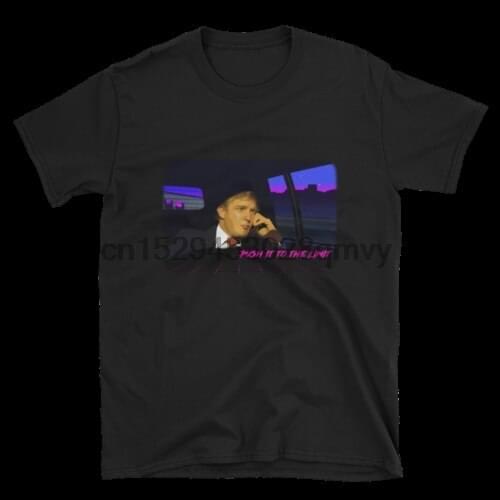Donald Trump Retrowave Push It to the Limit Unisex 64000 T-Shirt