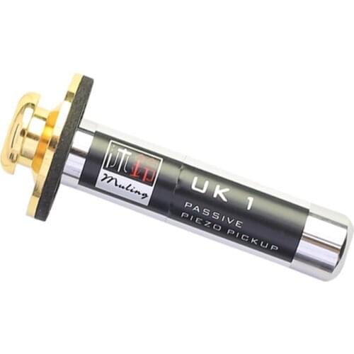 Guitar Passive Piezo Pickup Instrument Transducer Combine with Tail Nail for Morin khuur Ukulele Kalimba