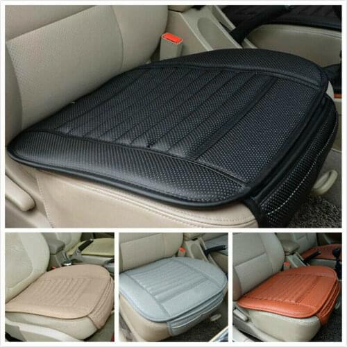 Wear-Resistant PU Leather Bamboo Charcoal Car Seat Single Seat Single Seat Four Seasons Car Seat Without Backrest