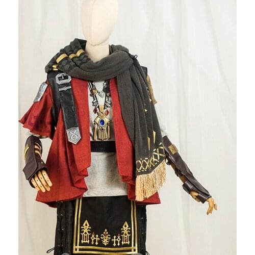 Irelia H Store Custom made FF14 Cosplays Little red cat Graha Tia Cosplay Costume Full set
