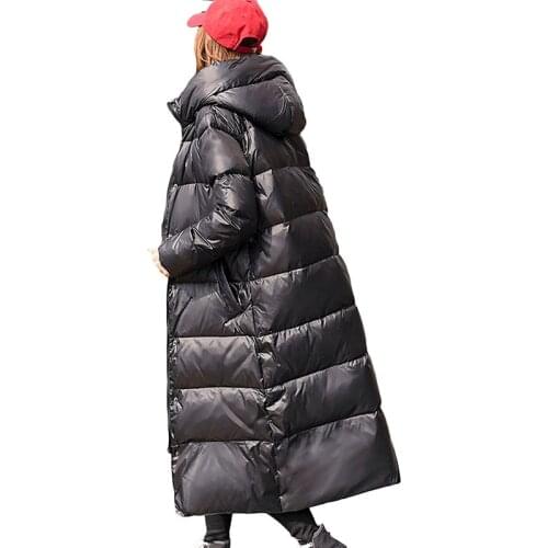 90% White Duck Down Jacket 2020 Women Winter Jacket Long Thick Coat for Women Hooded Down Parka Warm Female Clothes Waterproof