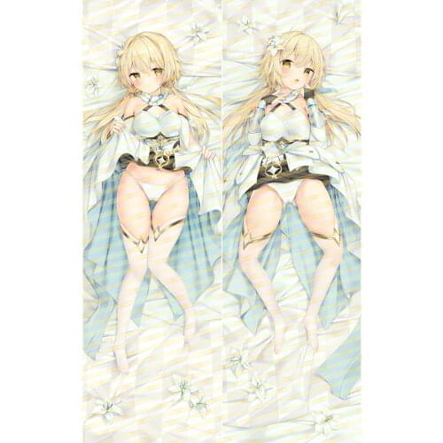Cirnos Store Original female traveler genshin impact Lumine Dakimakura pillow cover body Pillowcase