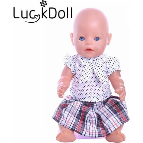 New arrivals popular lovely spot dress&Luxury dress Fit 43cm 18inch doll(only sell clothes)