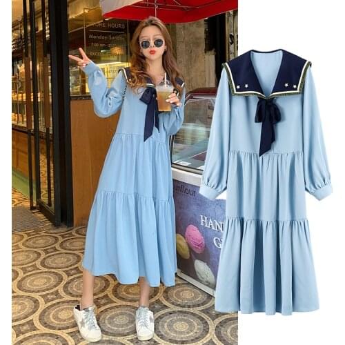 2021 New Style Korean-style Fashion Loose Pregnant Women Dress Pregnant Women Installed