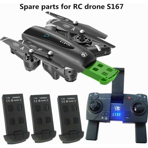 S167 Drone Original Accessories 7.4V 1300mAh / Battery Propeller Parts ForS167 Drone Spare Parts Flight 20 Minut