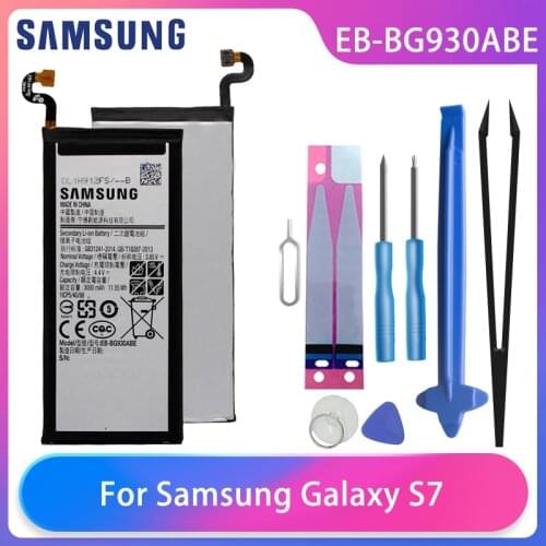 Original Samsung GALAXY S7 G9300 G930F G930A G9308 SM-G9300 Phone Battery EB-BG930ABA EB-BG930ABE 3000mAh Free Tools AKKU