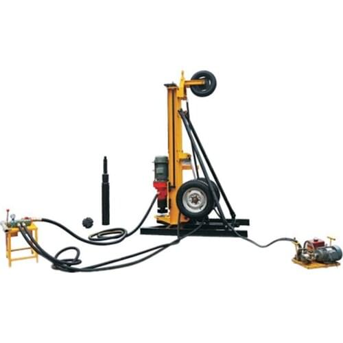 Diesel Oil Powered Borehole Drilling Equipment Small Soil Drilling Machine 60m Portable Hole Digging Drill