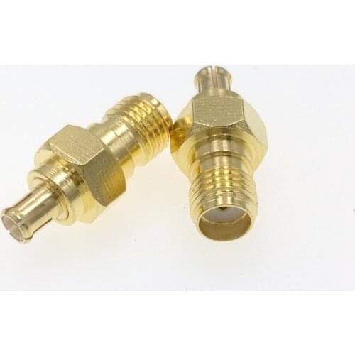 SMA Female JACK To MCX Male Plug Straight RF Connector Adapter