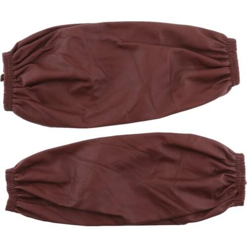 Adjustable Plain Apron Butcher Waiter Chef Kitchen Cooking Oversleeve Sleeves