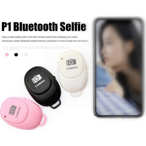 Selfie Artifact Remote Control Bluetooth-compatible Wireless Button Camera Mini Button Selfie Release Controller Shutter Fo D1H5