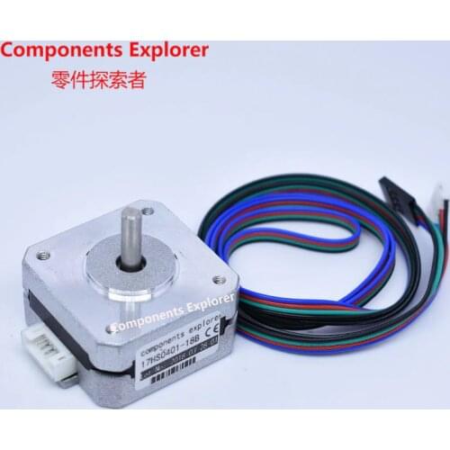 Nema17 pancake stepper motors,22mm boday length 17HS0401-18B