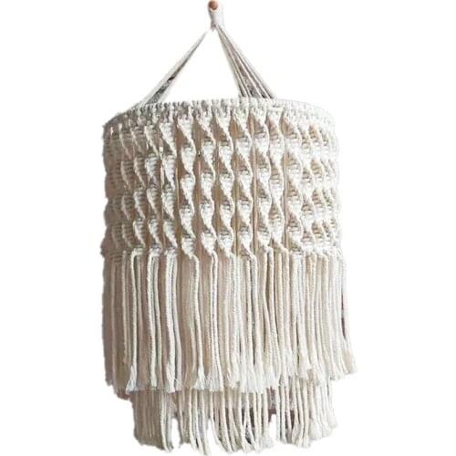 Scandinavian Storm Simia TAPESTRY HAND WOVEN Creative Home Bedroom Soft Lampshade
