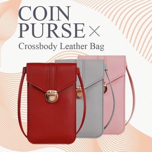 Women Wallet Bag Touch Screen Cell Phone Purse Bag Smartphone Wallet Tassel Leather Shoulder Strap Handbag Waterproof Women Bag