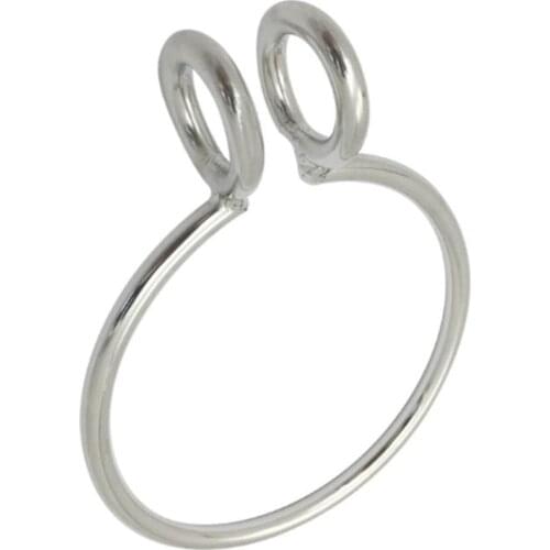 Solid Anchor Retrieval System Ring with 8mm Wire Durable Stainless Steel 304 for Boat Sailing Yacht