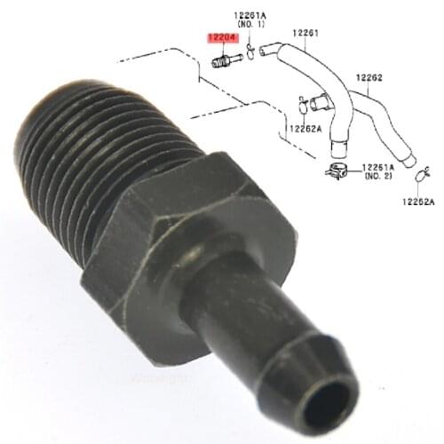 Wooeight PCV Vent Valve Accessory Fit For Toyota Prius Yaris Echo Scion xA xB VIOS Exhaust Systems Gas Recirculation 12204-21011