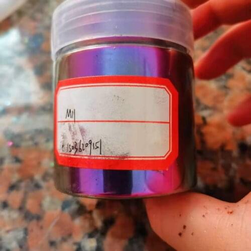 10g /Lot Mirror Chrome Chameleon Effect Pearl Pigment Powder Paint Color Shift with Viewing Different Angle