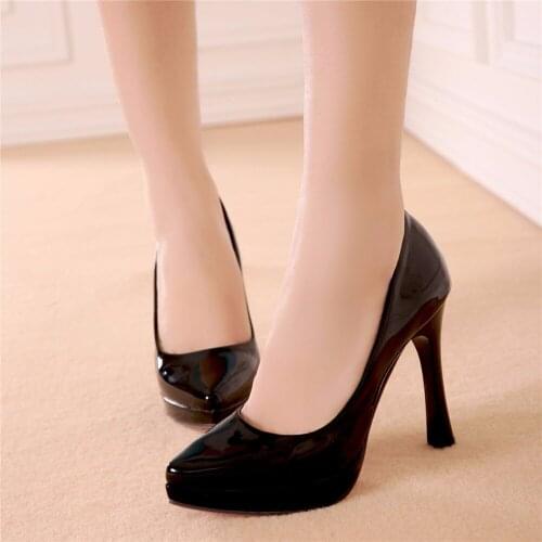 Women Fashion Casual Simple Pumps New Arrival High Heels Lady High Heels Shoes Spring Autumn Big Size Shoes Plus Size 41 42 43