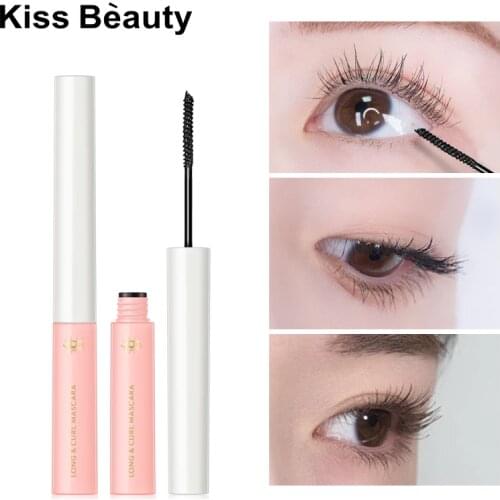 1Pcs Black Brown Mascara Waterproof Long Lasting Easy To Wear Quick-drying Eyelashes Eye Cosmetics Tool Maquiagem WholesaleTSLM1