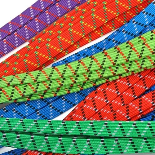 10pcs 2yards/piece Colorful Elastic Bands Rope 11mm Rubber Spandex Ribbon Sewing Lace Trim Waist Band Garment Accessory