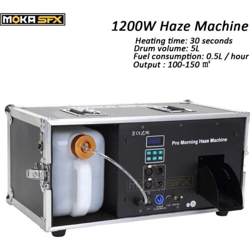1200W Pro Morning Haze Machine Stage Fogger Machine MX Smoke Effects Hazer Machine Fast Preheat 30 Seconds